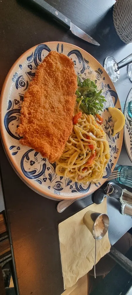 Escalope Milanaise Avec Pâte À l'Ail